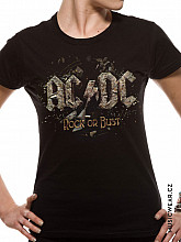 AC/DC tričko, Rock or Bust fitted, dámske