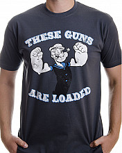 Pepek námořník tričko, These Guns Are Loaded, pánske
