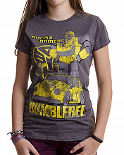 Transformers tričko, Bumblebee Distressed, dámske