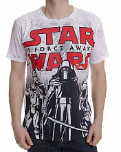 Star Wars tričko, The Force Awakens Allover Tee, pánske