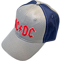 AC/DC šiltovka, Red Logo 2 tone Grey & Navy