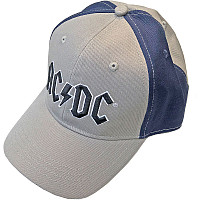 AC/DC šiltovka, Black Logo 2 tone Grey & Navy