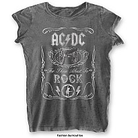 AC/DC tričko, Cannon Swig Burn Out, dámske