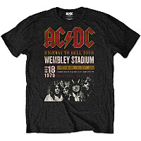 AC/DC tričko, Wembley '79 Black, pánske