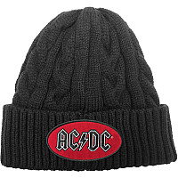 AC/DC zimný pletený čiapka, Oval Logo