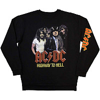 AC/DC mikina, Sweatshirt H2H Band Sleeve Print Black, pánska