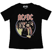 AC/DC tričko, Highway To Hell Circle Black, dámske
