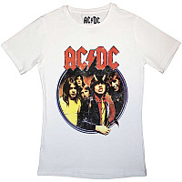 AC/DC tričko, Highway To Hell Circle White, dámske