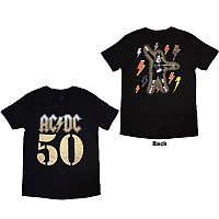 AC/DC tričko, Bolt Array BP Black, pánske