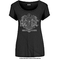 AC/DC tričko, Black Ice Girly Black, dámske