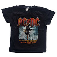 AC/DC tričko, Blow Up Your Video Black, detské