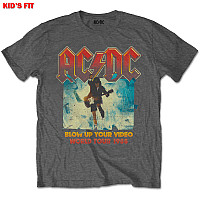 AC/DC tričko, Blow Up Your Video Grey, detské