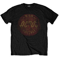 AC/DC tričko, High Voltage Vintage Black, pánske