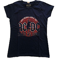 AC/DC tričko, Hard As Rock Girly Blue, dámske