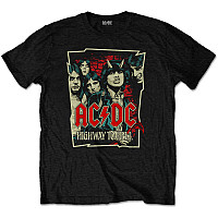AC/DC tričko, Highway To Hell Sketch Black, pánske