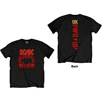 AC/DC tričko, PWR-UP BP Black, pánske