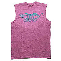 Aerosmith tielko, Glitter Print Logo Pink, pánske