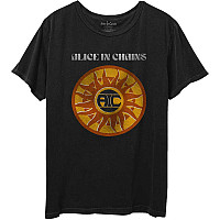 Alice in Chains tričko, Circle Sun Vintage Black, pánske