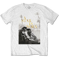 Lady Gaga tričko, A Star is Born Jack & Ally Movie Poster White, pánske