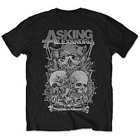 Asking Alexandria tričko, Skull Stack, pánske