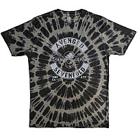Avenged Sevenfold tričko, Deathbat Crest Dye Wash Charcoal Grey, pánske