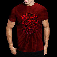 Avenged Sevenfold tričko, Pent Up Dip Dye Red, pánske