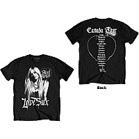 Avril Lavigne tričko, Love Sux BP Black, pánske