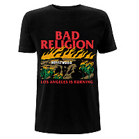 Bad Religion tričko, Burning Black, pánske