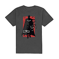 Batman tričko, The Batman Distressed Logo Grey, pánske