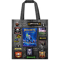 Megadeth nákupná taška Eco PES 40x40 cm/260g, Rust In Peace Multicolor