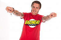 Big Bang Theory tričko, Bazinga Super Logo, pánske