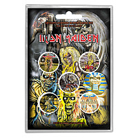 Iron Maiden sada 5-ti placok průměr 25 mm, Early Albums