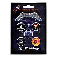 Metallica sada 5-ti placok ⌀ 25 mm, Ride The Lightning