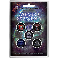 Avenged Sevenfold sada 5-ti placok průměr 25 mm, The Stage