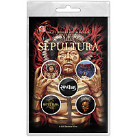 Sepultura sada 5-ti placok průměr 25 mm, Roots