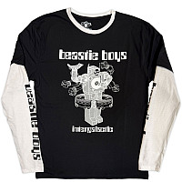 Beastie Boys tričko dlhý rukáv, Intergalactic Robot Black & White, pánske