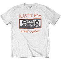 Beastie Boys tričko, So What Cha Want White, pánske