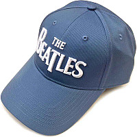 The Beatles šiltovka, White Drop T Logo Hi-Build Embroidery Demin Blue