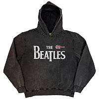 The Beatles mikina, Guitar & Drop T Wash Charcoal Grey, pánska