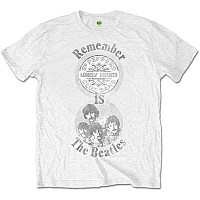 The Beatles tričko, Remember White, pánske