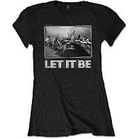 The Beatles tričko, Let It Be Studio Girly Black, dámske