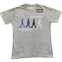 The Beatles tričko, Abbey Road Colours Wash Collection Grey, pánske