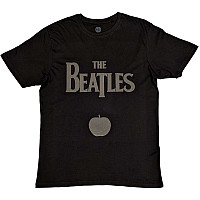 The Beatles tričko, Drop T Logo & Apple Hi-Build Black, pánske