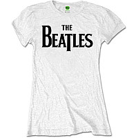 The Beatles tričko, Drop T Logo White, dámske