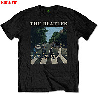 The Beatles tričko, Abbey Road & Logo Black, detské