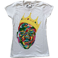 Notorious B.I.G. tričko, Crown White, dámske