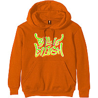 Billie Eilish mikina, Airbrush Flames Blohsh Orange, pánska