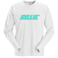 Billie Eilish tričko dlhý rukáv, Racer Logo LS White, pánske