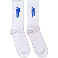 Billie Eilish ponožky, Blue Blohsh White, unisex - velikost 4 až 7 (36 až 40 EU)