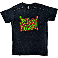 Billie Eilish tričko, Graffiti Snow Wash Black, pánske